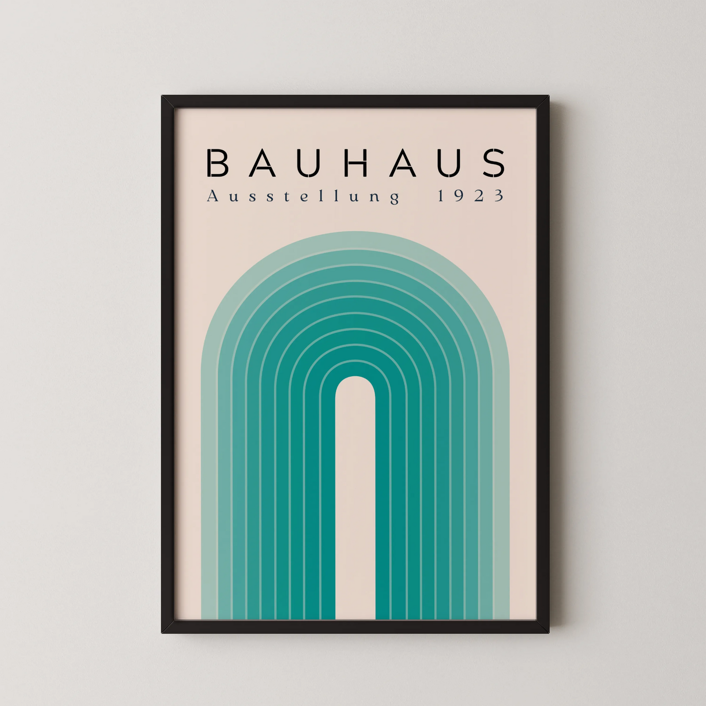 Bauhaus Print, Geometric Lines II, Bold Abstract, Clean Wall Art
