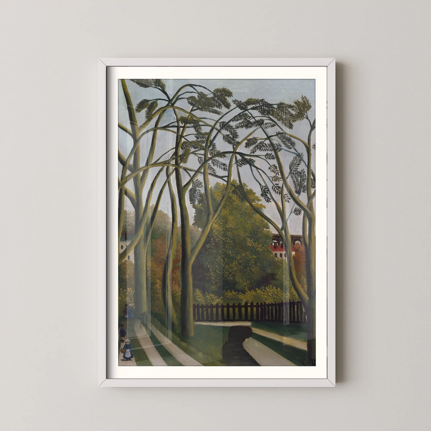 The Banks of the Bièvre near Bicêtre by Henri Rousseau (1908-1909)