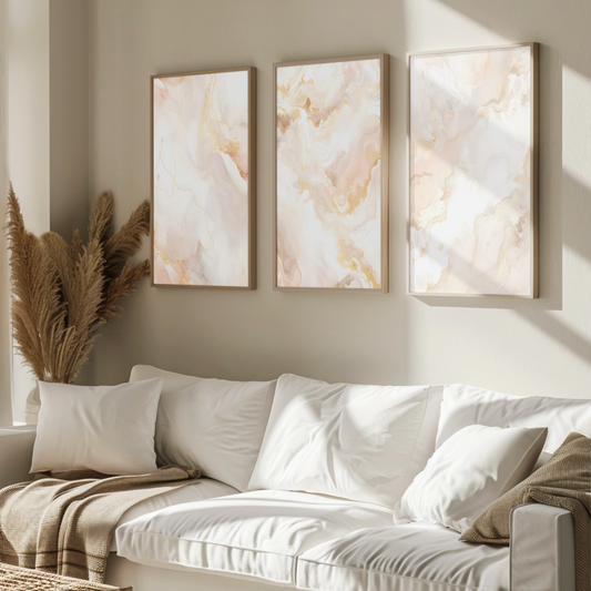 Sunlit Marble Trio