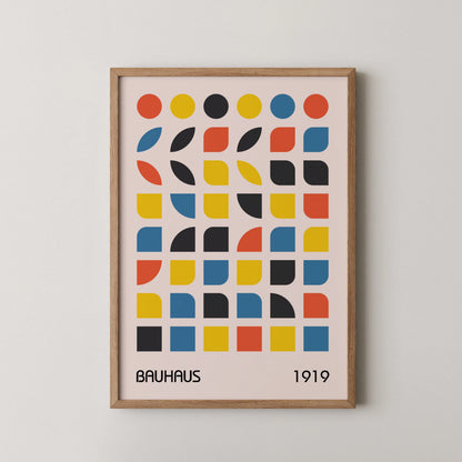 Bauhaus Prints I, Geometric Shapes, Modern Architect, Clean Design Wall Art