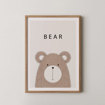 Bear - Nursery Prints