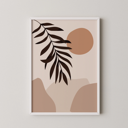 Boheme Art, Mid Century Modern, Wall Painting
