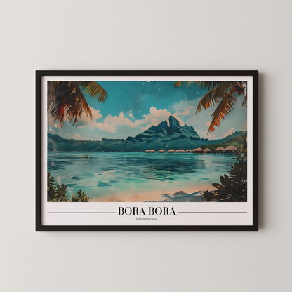 Bora Bora, French Polynesia, City Prints