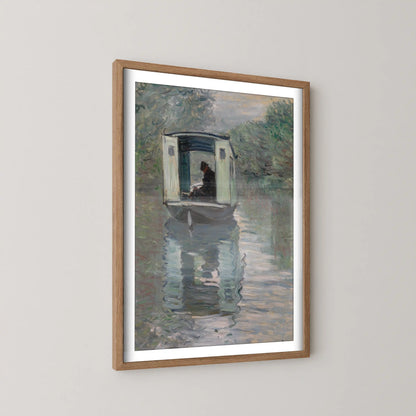 The Studio Boat (Le Bateau-atelier) by Claude Monet (1876)