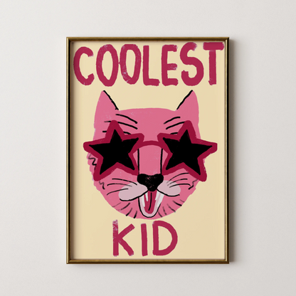 Coolest kid - Nursery Prints
