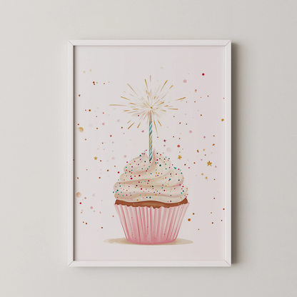 Cup cake - Nursery Prints