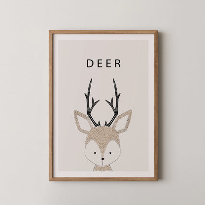 Deer - Nursery Prints