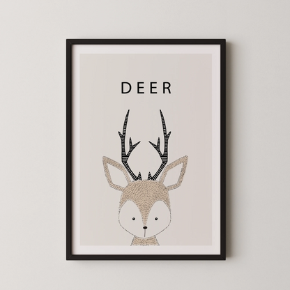 Deer - Nursery Prints