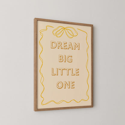 Dream big - Nursery Prints