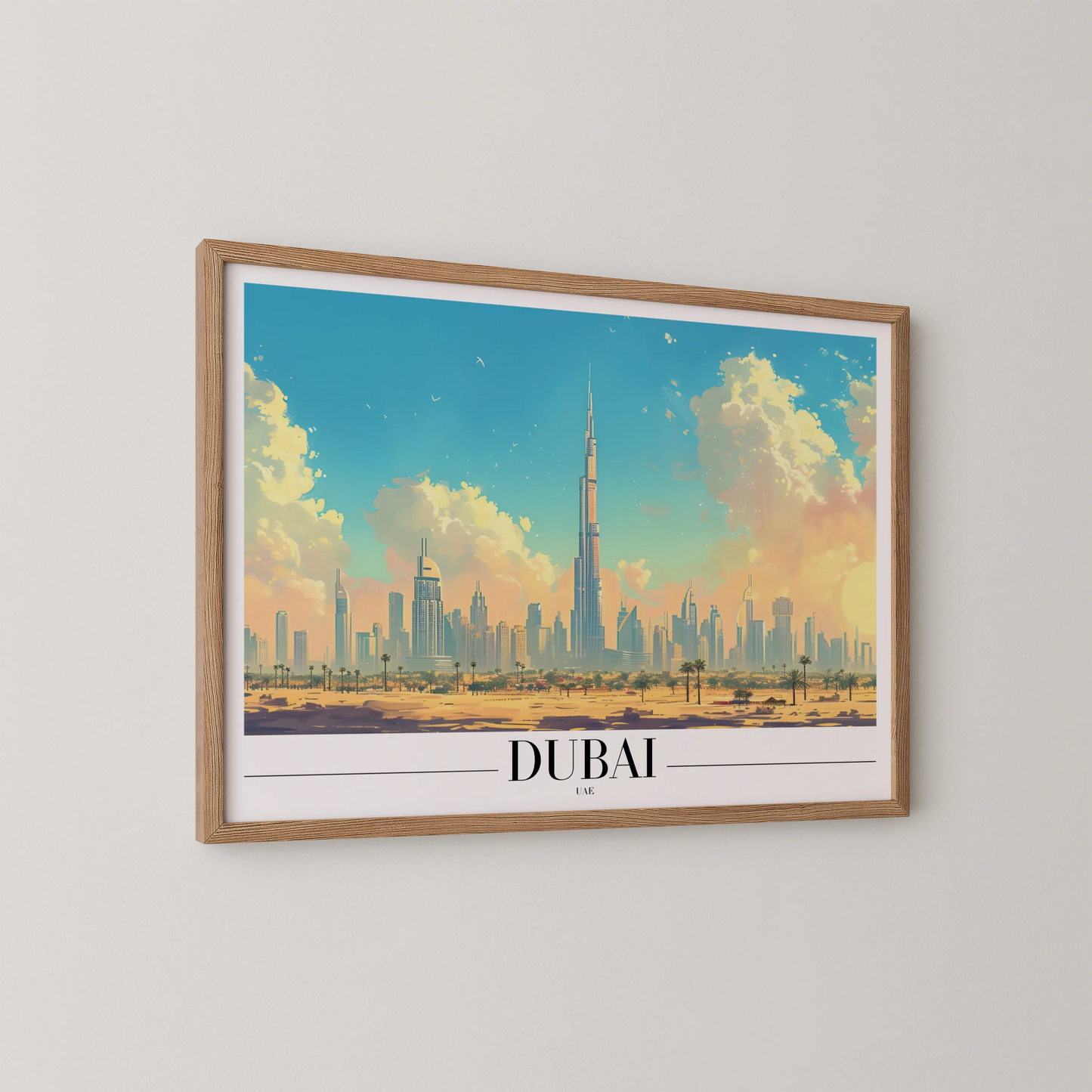 Dubai, UAE, City Print