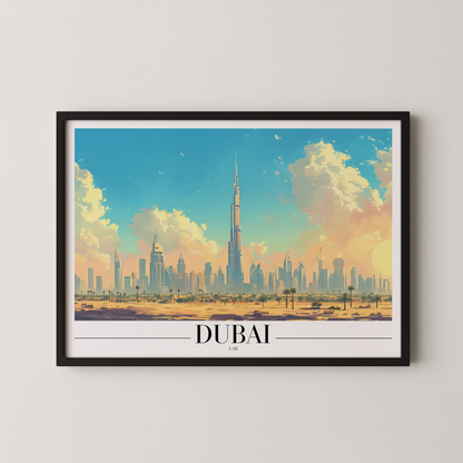 Dubai, UAE, City Print