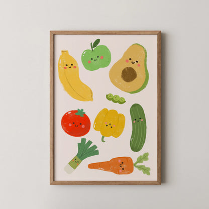 Eat veggies - Nursery Prints