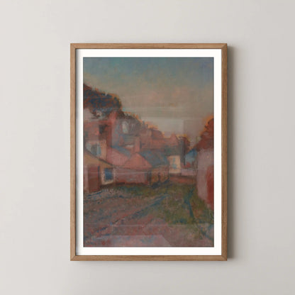 Rue de village by Edgar Degas (circa 1895-1898)