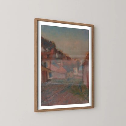 Rue de village by Edgar Degas (circa 1895-1898)