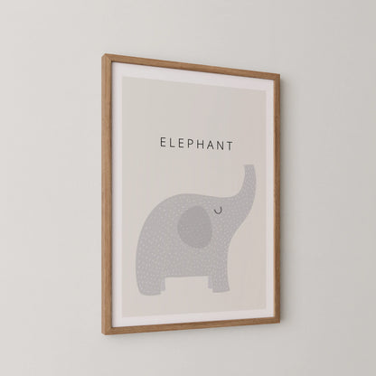 White Elephant - Nursery Prints