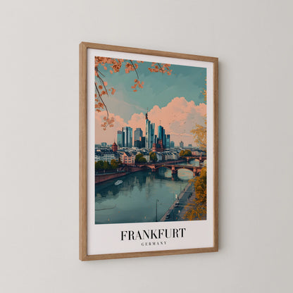 Frankfurt, Germany, City Print