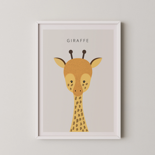 Giraffe - Nursery Prints