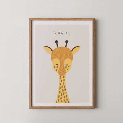 Giraffe - Nursery Prints