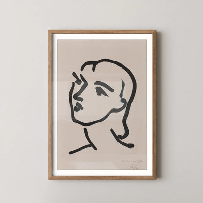 Nadia aux cheveux lisses by Henri Matisse (1948)