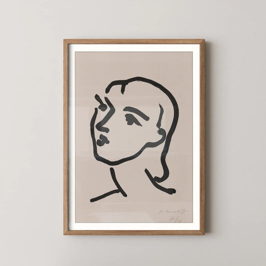 Nadia aux cheveux lisses by Henri Matisse (1948)