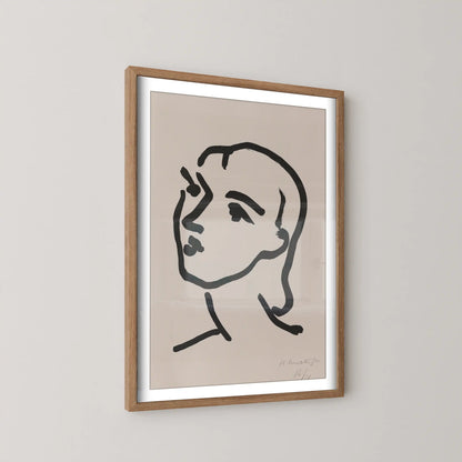 Nadia aux cheveux lisses by Henri Matisse (1948)