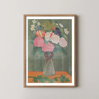 Flowers in a Vase by Henri Rousseau (1990)