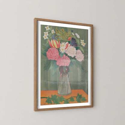 Flowers in a Vase by Henri Rousseau (1990)