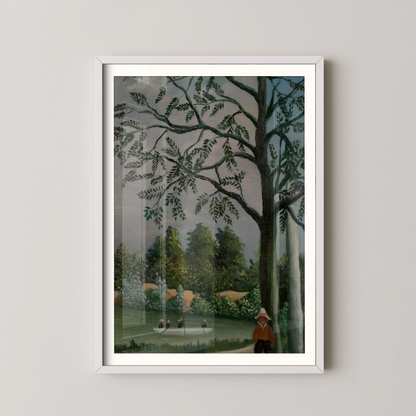 Paysage avec des pêcheurs by Henri Rousseau