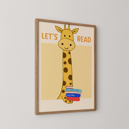 Lets read - Nursery Prints