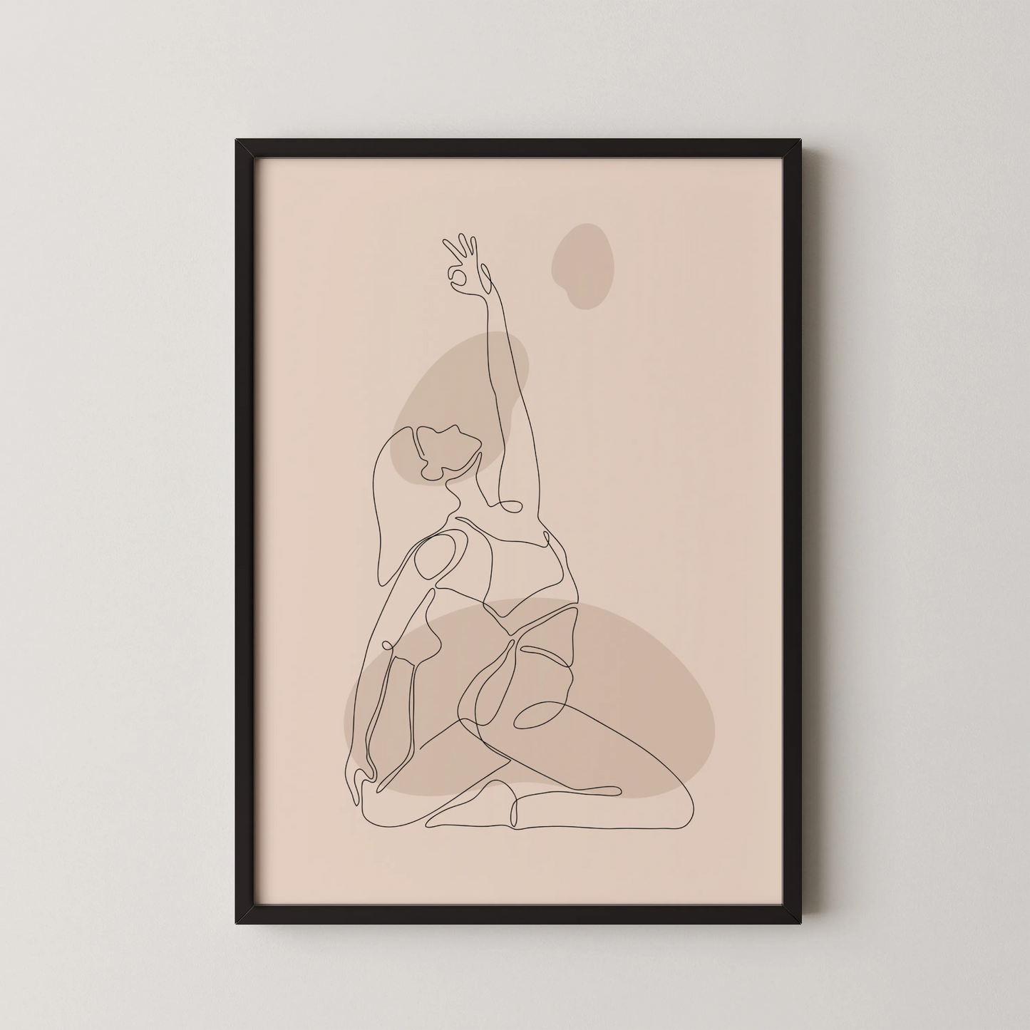 Line Art I, Modern Abstract, Minimal, Workout Motivation