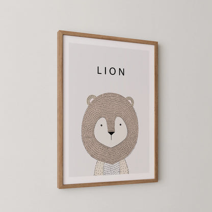 Lion - Nursery Prints