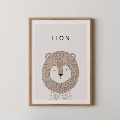 Lion - Nursery Prints
