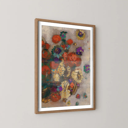Bouquet of flowers by Odilon Redon