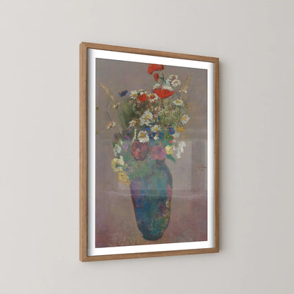 Vision vase of flowers by Odilon Redon (1900)
