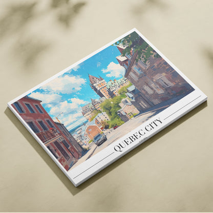 Quebec City, Canada, City Print