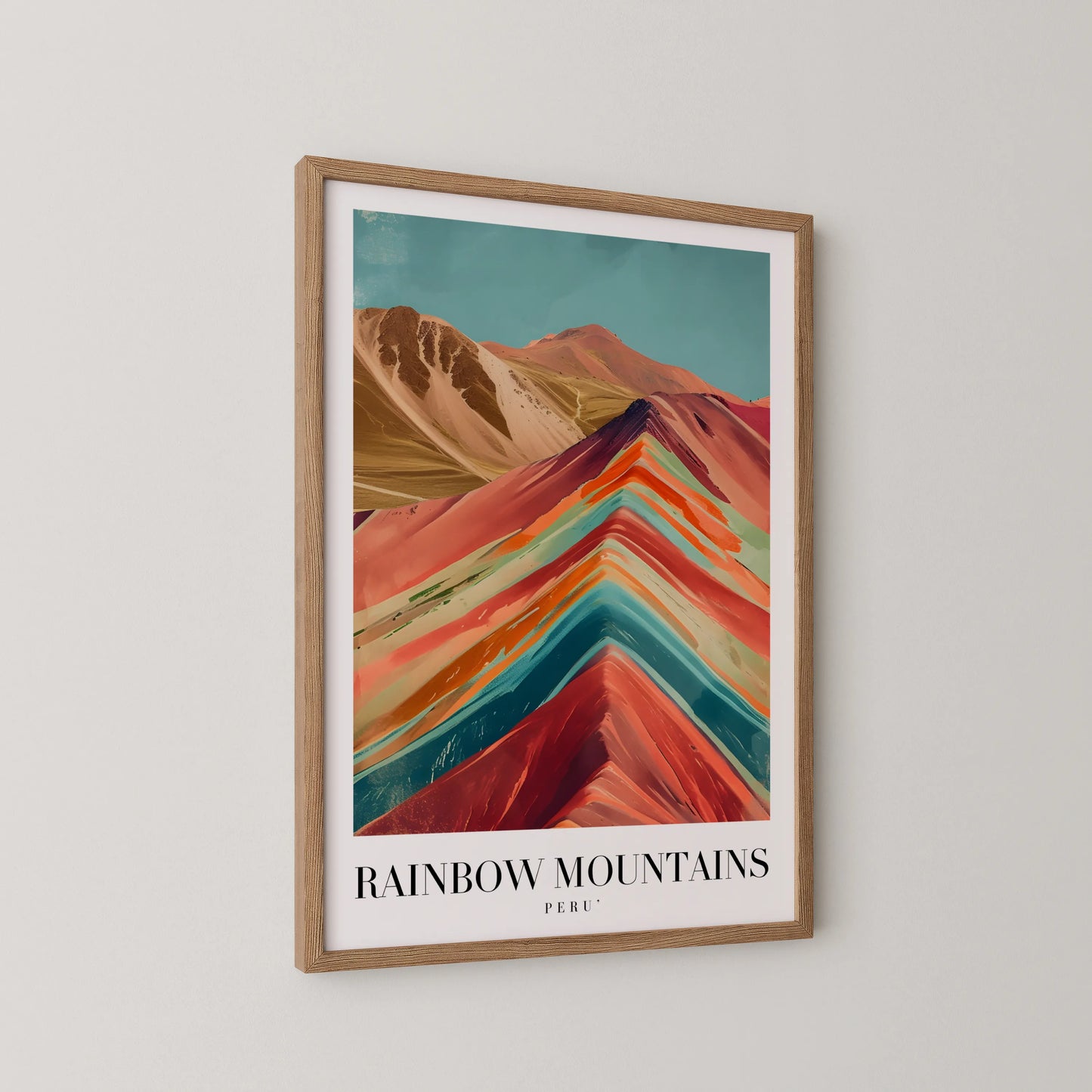 Rainbow Mountains, Peru, City Prints
