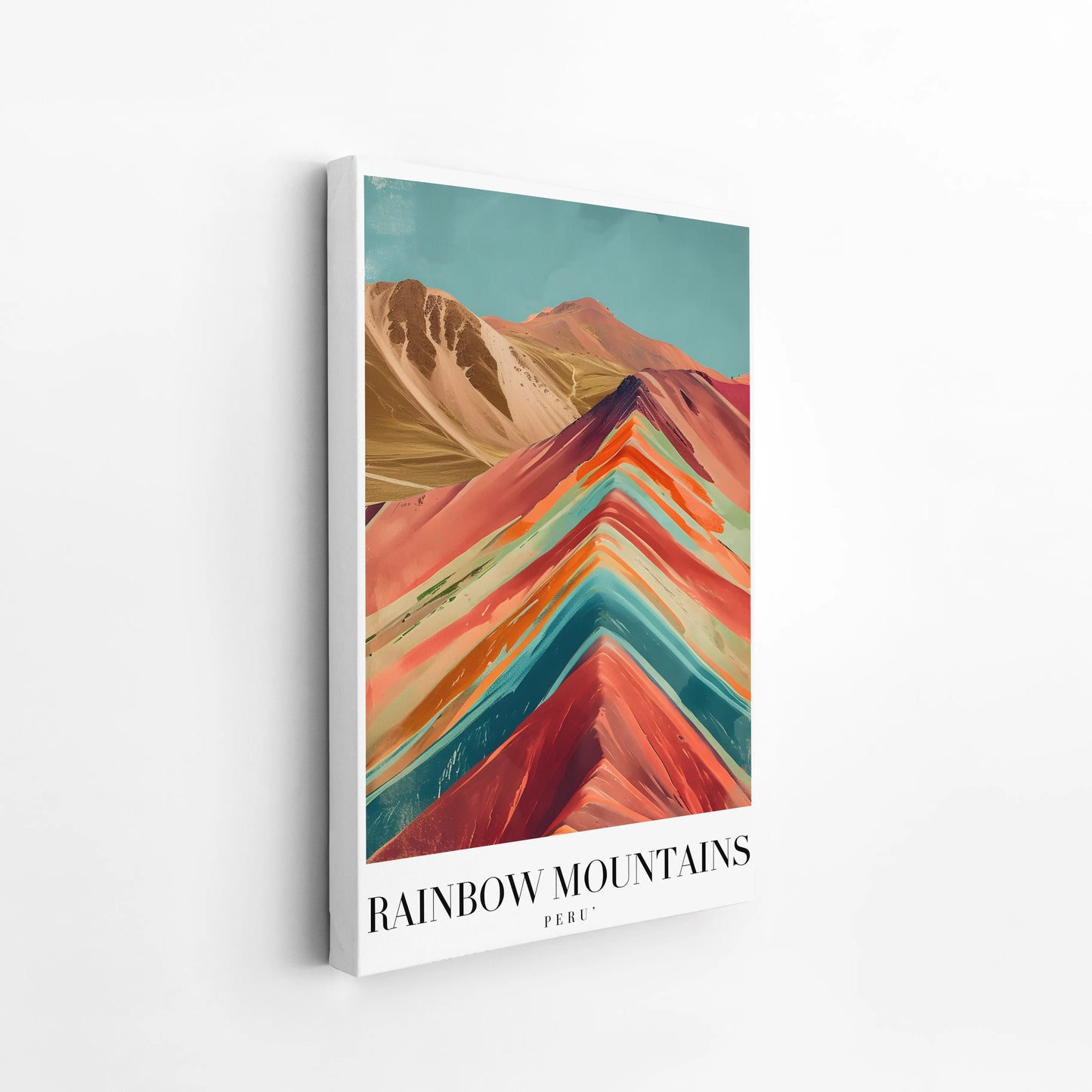 Rainbow Mountains, Peru, City Prints
