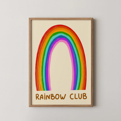 Rainbow club - Nursery Prints