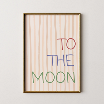 The Moon - Nursery Prints
