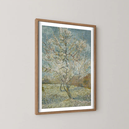 The pink peach tree by Vincent Van Gogh (1888)