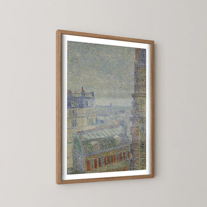 View from Theo’s apartment by Vincent Van Gogh