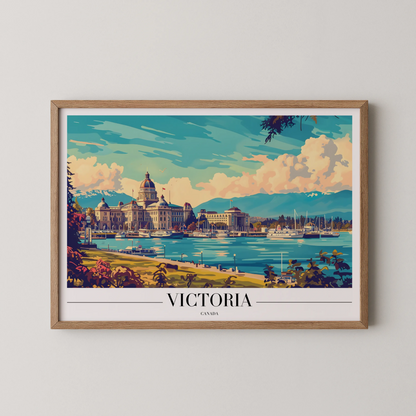 Victoria, Canada, City Print